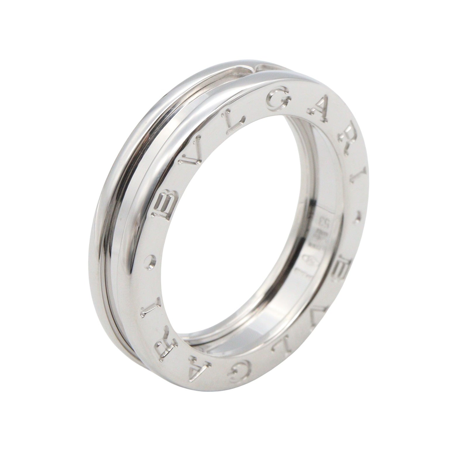 B-zero1 ビーゼロワン リング 1バンド リング 指輪 K18WG ホワイトゴールド ブルガリ アクセサリー BVLGARI