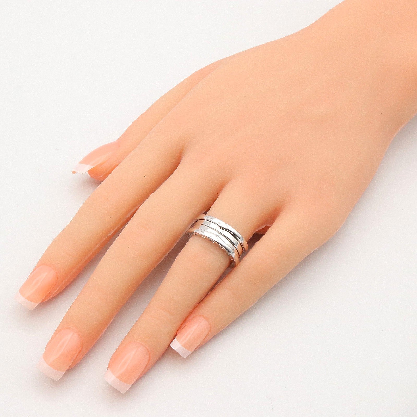 B-zero1 リング 3BD リング 指輪 K18WG シルバー ホワイトゴールド ブルガリ アクセサリー BVLGARI