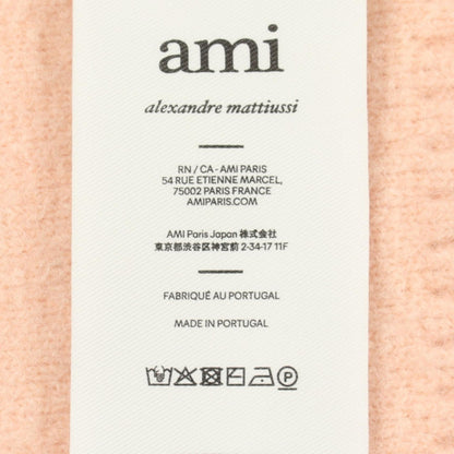 ハートロゴ カーディガン アルパカ ウール ピンク アミアレクサンドルマテュッシ トップス AMI Alexandre Mattiussi