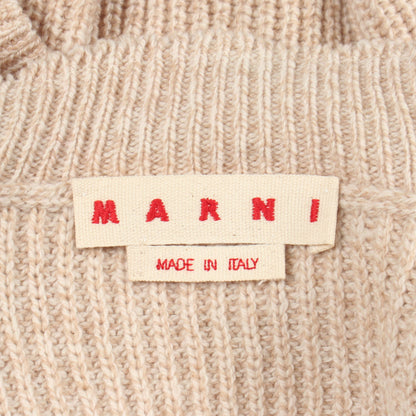 ハイネック ニット ウール ベージュ ブラック マルニ トップス MARNI