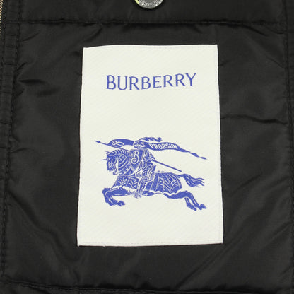 裏地ノバチェック フード付き キルティングジャケット ナイロン ブラック バーバリー アウター BURBERRY