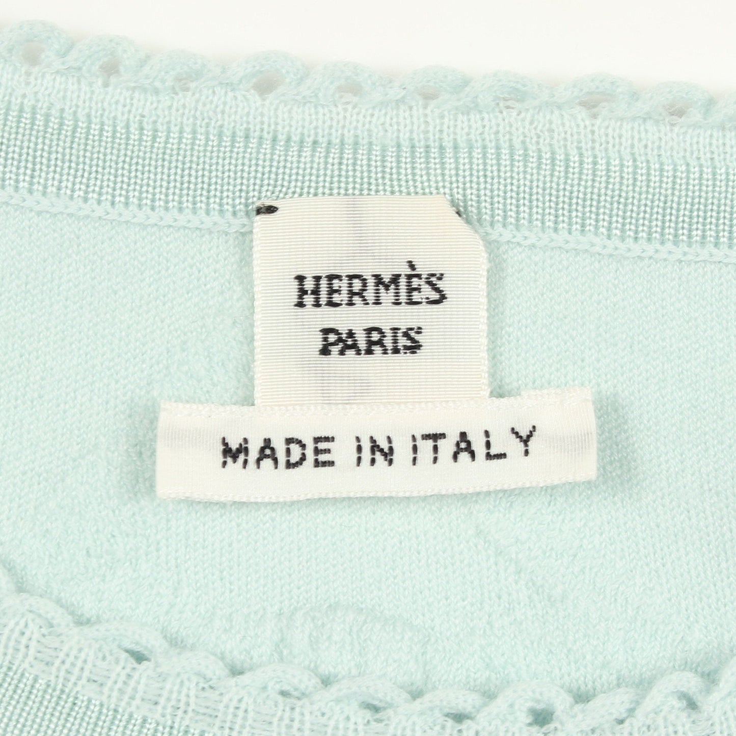 PALEFROI REMIX ニット ウール ライトブルー エルメス トップス HERMES