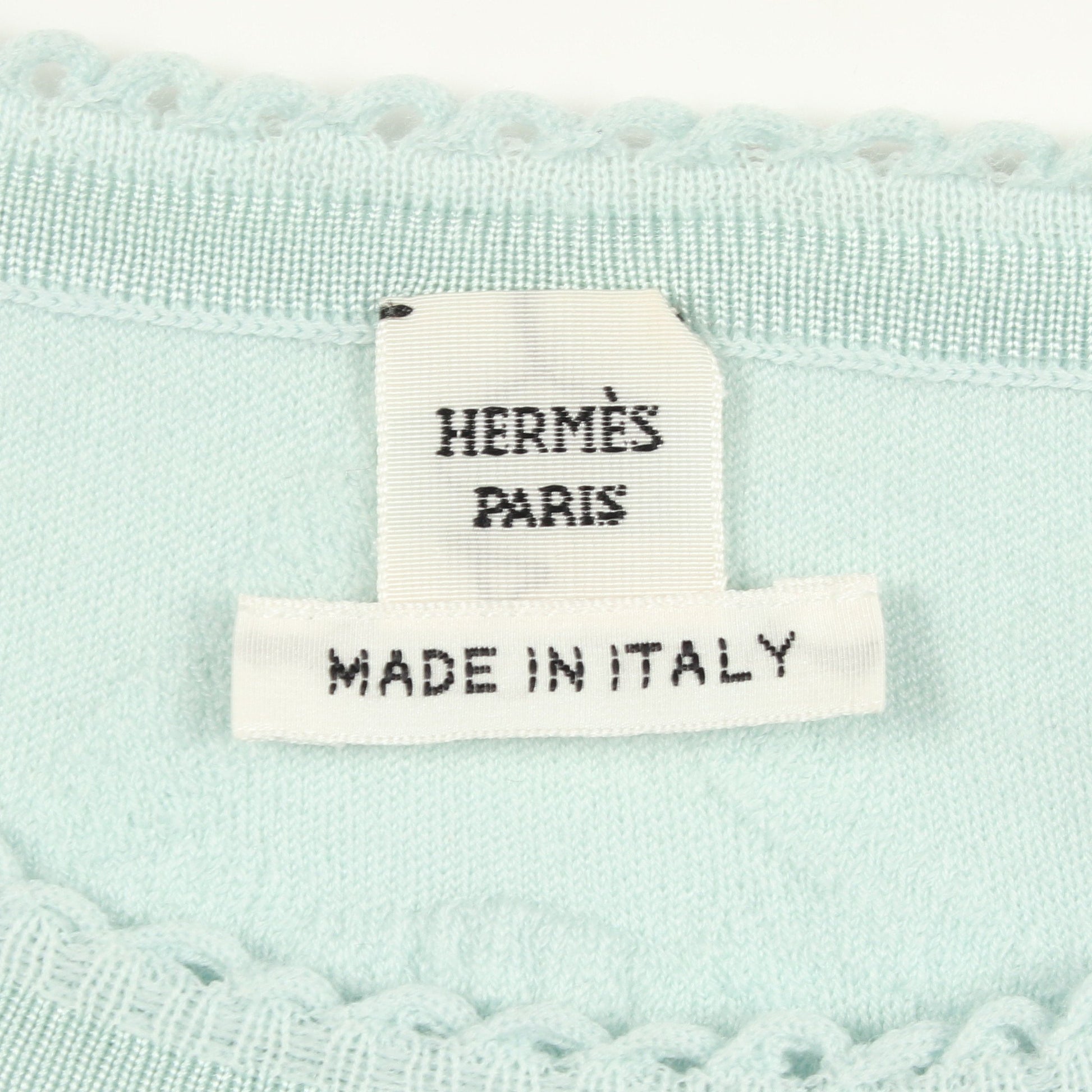 PALEFROI REMIX ニット ウール ライトブルー エルメス トップス HERMES
