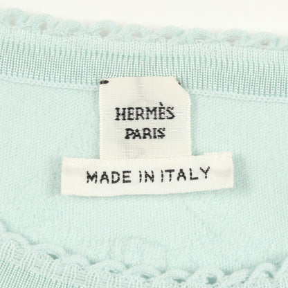 PALEFROI REMIX ニット ウール ライトブルー エルメス トップス HERMES