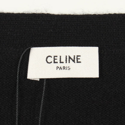 トリオンフ グルメット カーディガン Vネック コットン ブラック セリーヌ トップス CELINE
