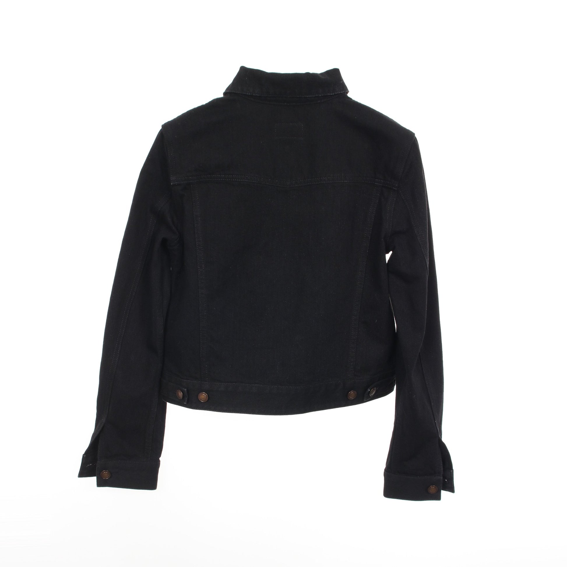 デニムジャケット コットン ブラック サンローランパリ アウター SAINT LAURENT PARIS