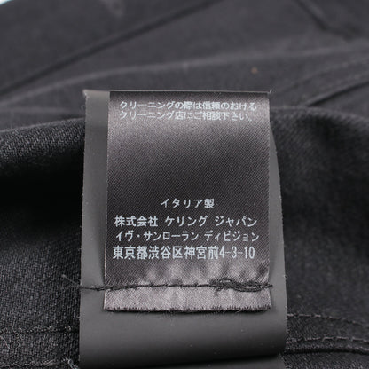 デニムジャケット コットン ブラック サンローランパリ アウター SAINT LAURENT PARIS