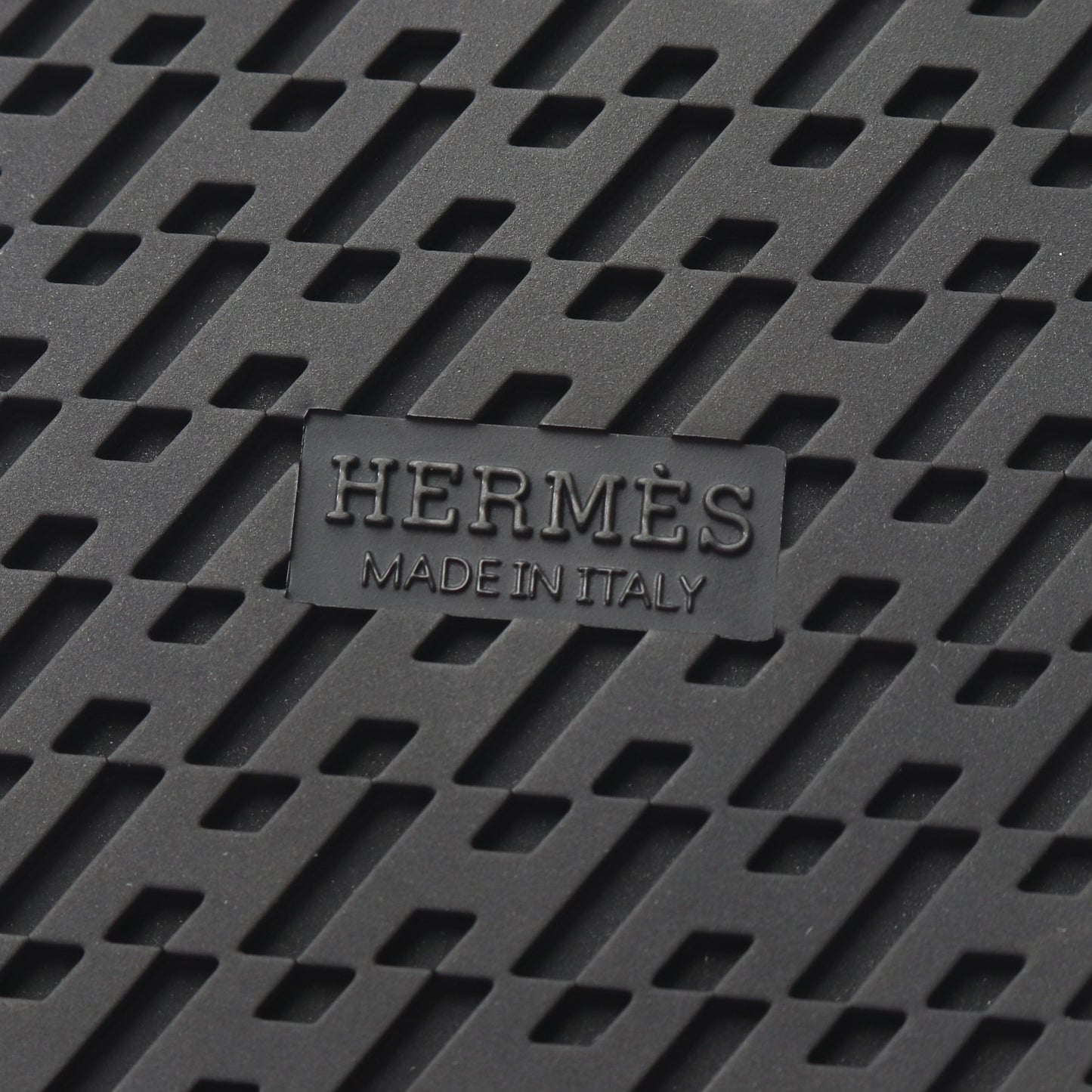 シプレ スライドサンダル レザー シルバー エルメス