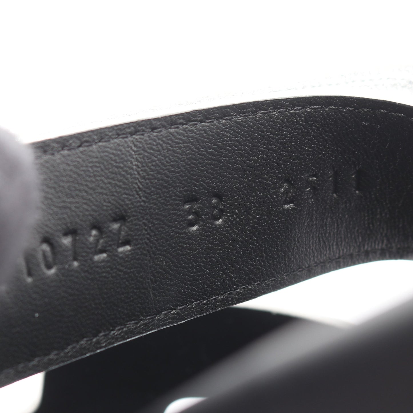 シプレ スライドサンダル レザー シルバー エルメス