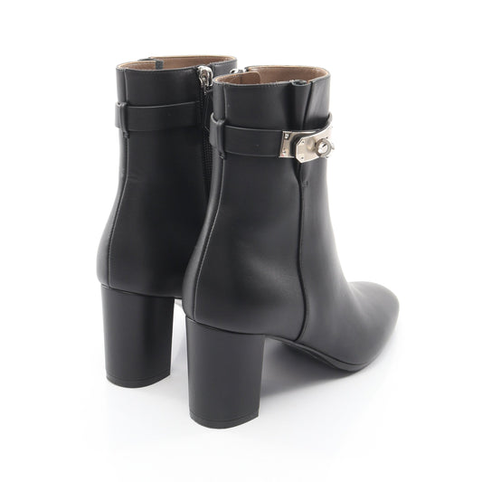 サンジェルマン ケリーバックル ブーツ レザー ブラック エルメス