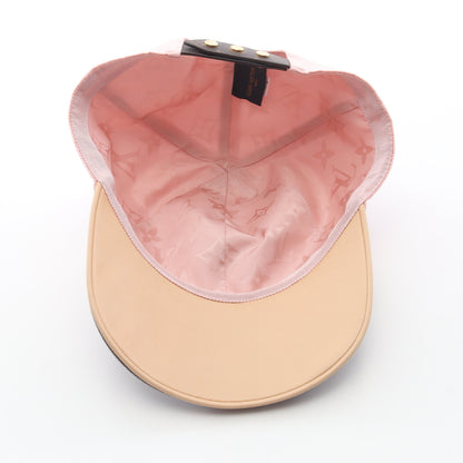 LVゲットレディー モノグラム キャップ シルク PVC ピンク ブラウン ルイヴィトン 財布・小物 LOUIS VUITTON