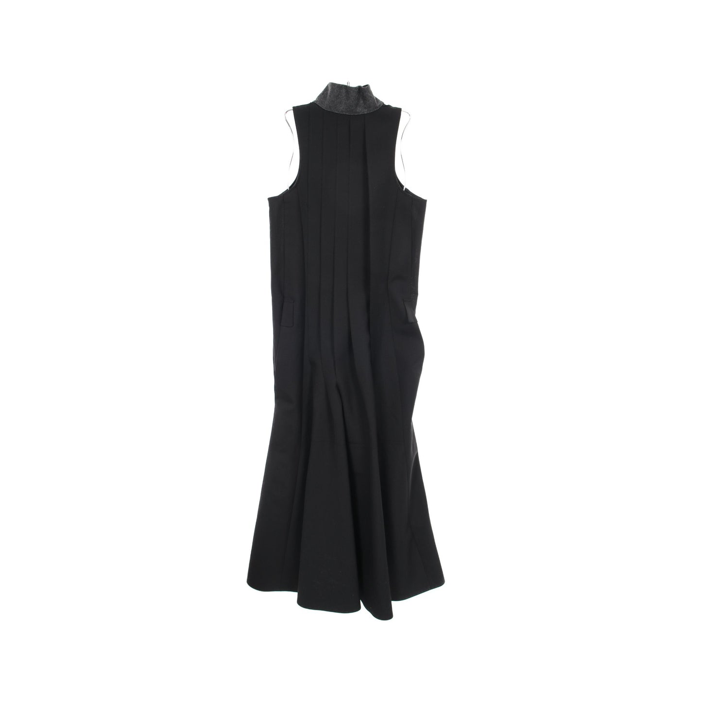 Suiting Coat Dress ロングジレ ワンピース ウール ブラック グレー サカイ ワンピース sacai