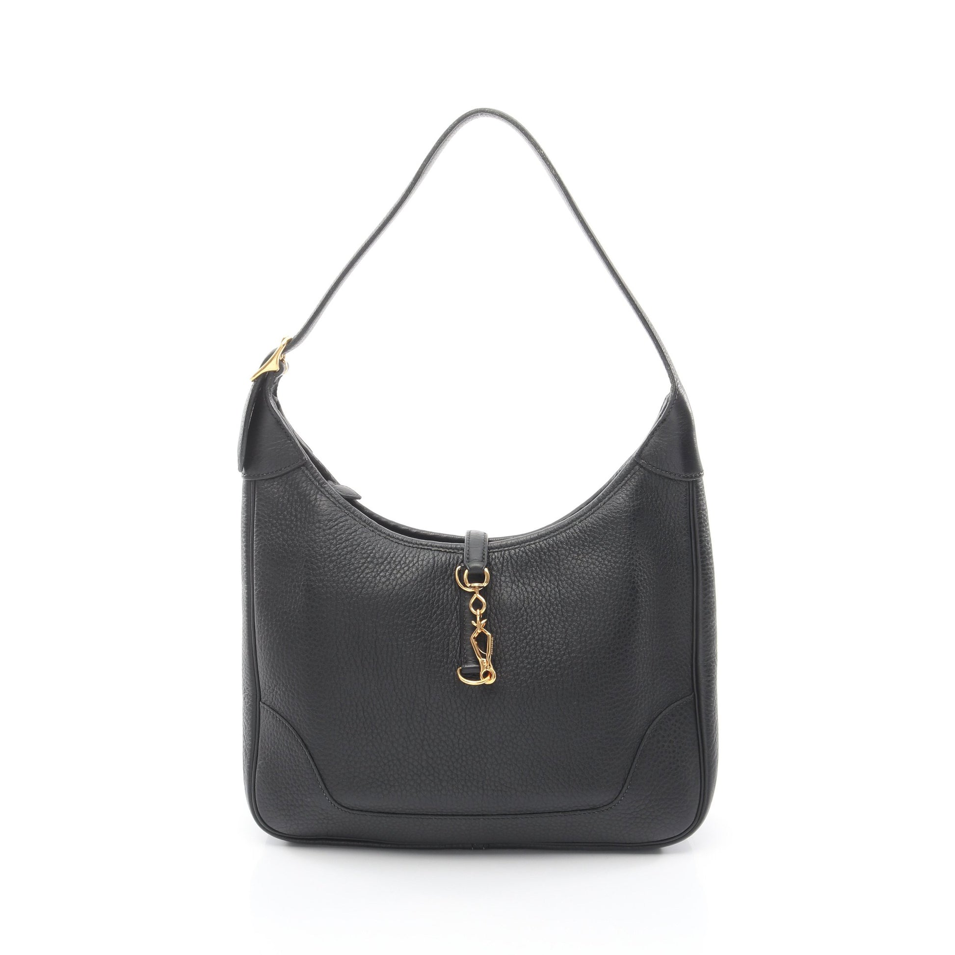トリム31 ショルダーバッグ トリヨンクレマンス ブラック ゴールド金具 □F刻印 エルメス バッグ HERMES