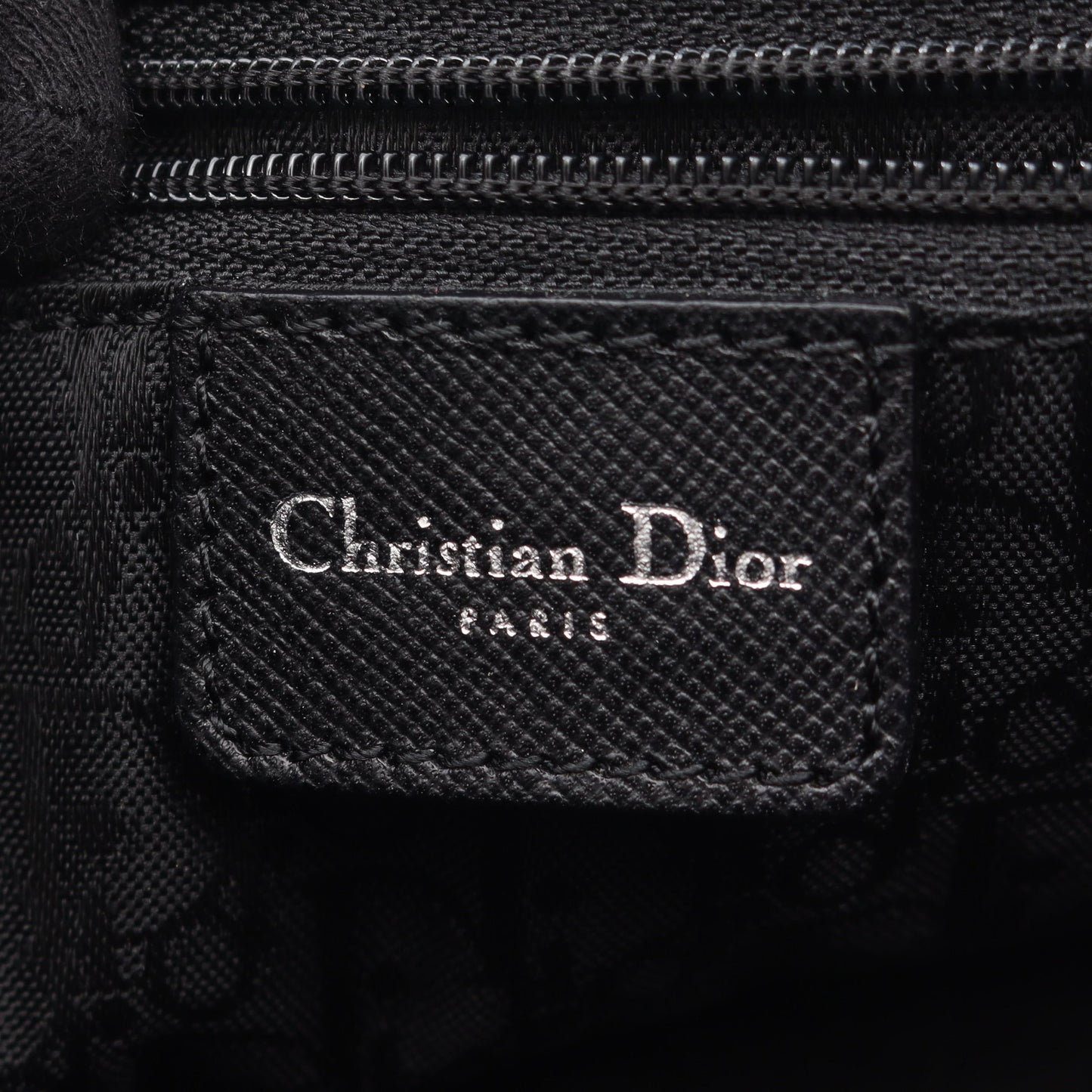 カナージュ ミニボストンバッグ キャンバス レザー ブラック クリスチャンディオール バッグ Christian Dior