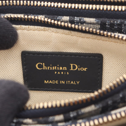 SADDLE サドル ポーチ オブリーク ショルダーバッグ キャンバス レザー ベージュ ネイビー クリスチャンディオール バッグ Christian Dior