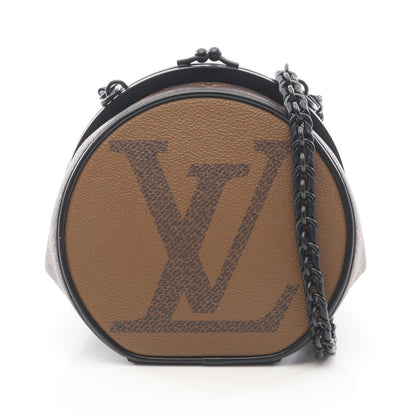 ブルシコBC モノグラムジャイアント リバース チェーンショルダーバッグ PVC ブラウン がま口 ルイヴィトン バッグ LOUIS VUITTON