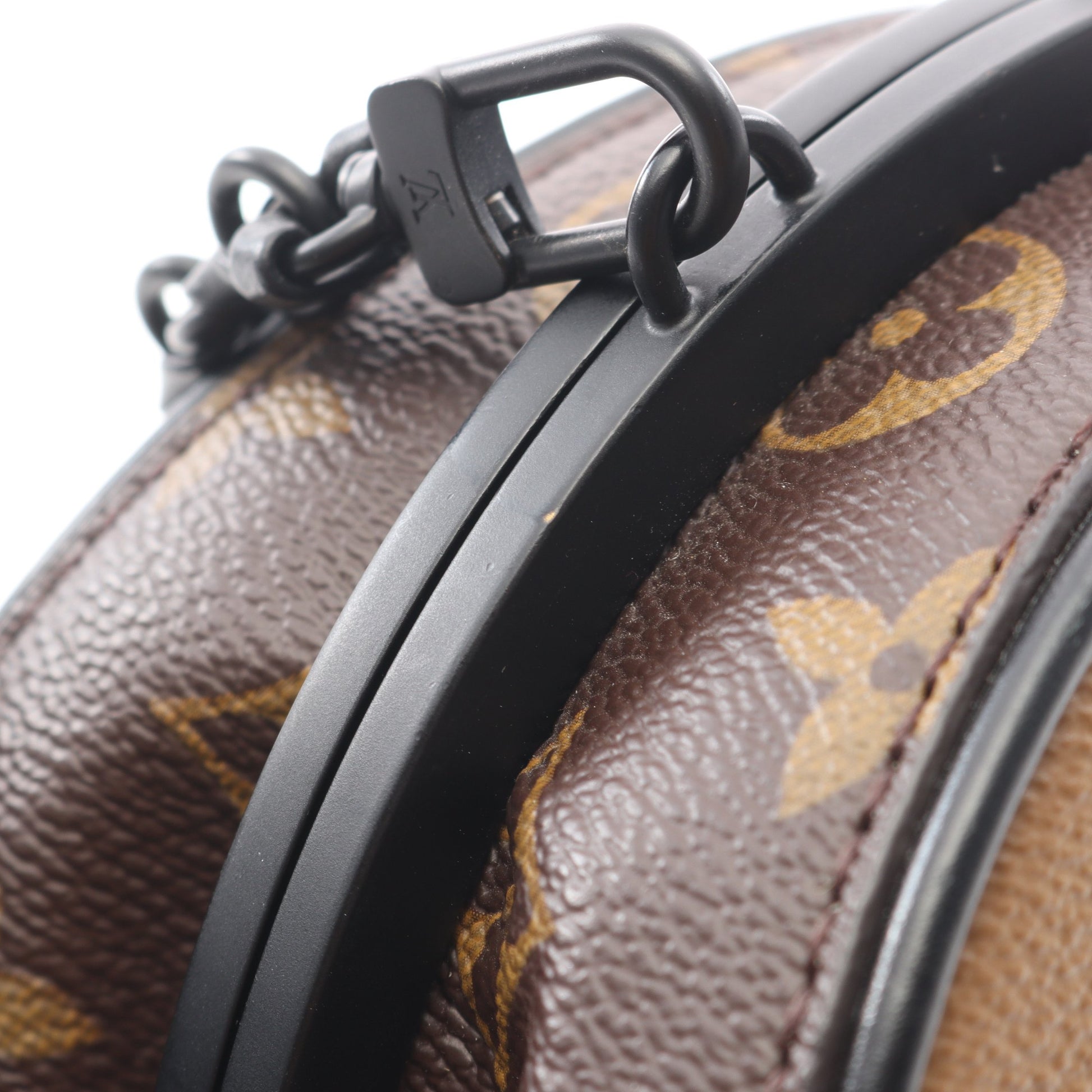 ブルシコBC モノグラムジャイアント リバース チェーンショルダーバッグ PVC ブラウン がま口 ルイヴィトン バッグ LOUIS VUITTON