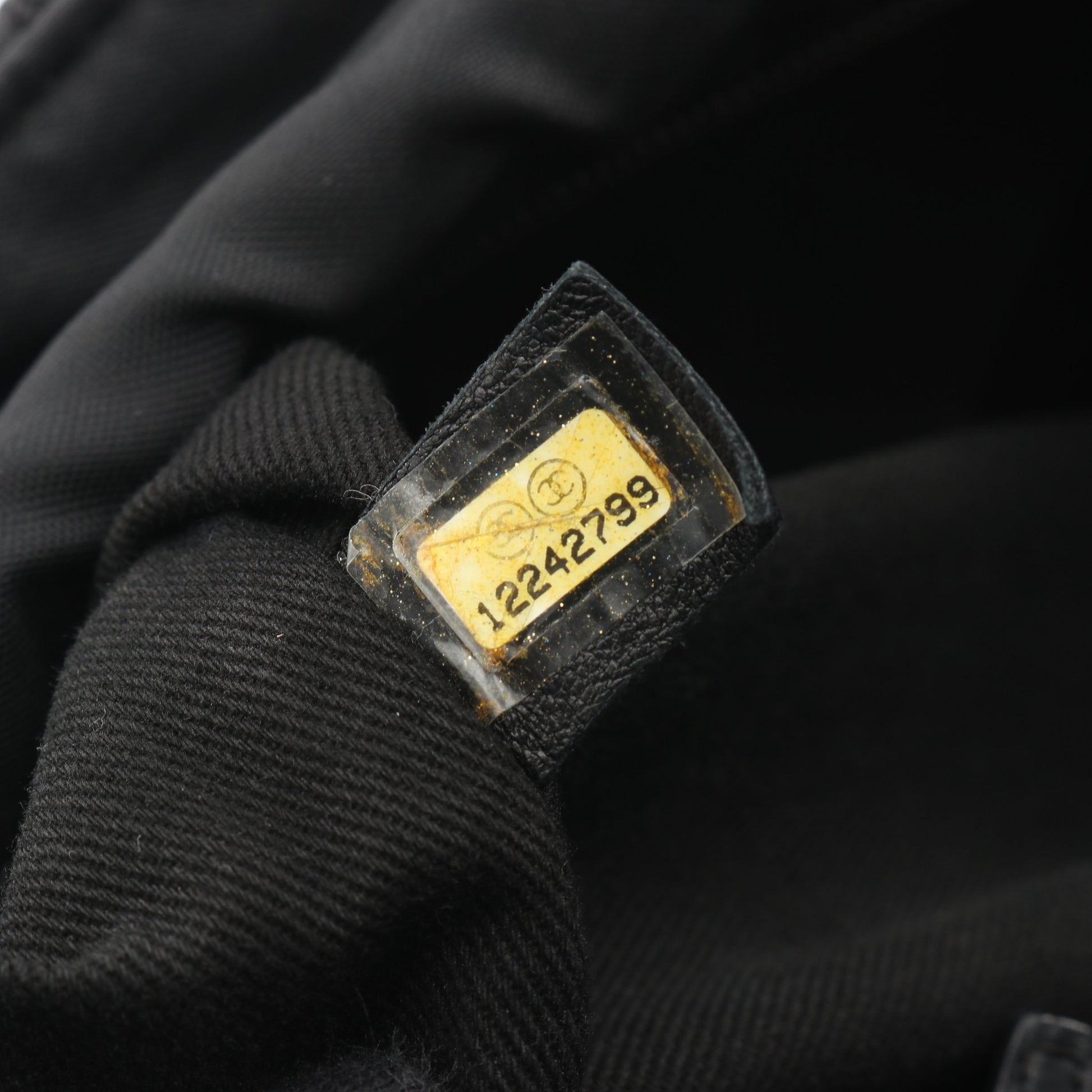 パリニューヨークライン ハンドバッグ トートバッグ ナイロン レザー ブラック シルバー金具 シャネル バッグ CHANEL
