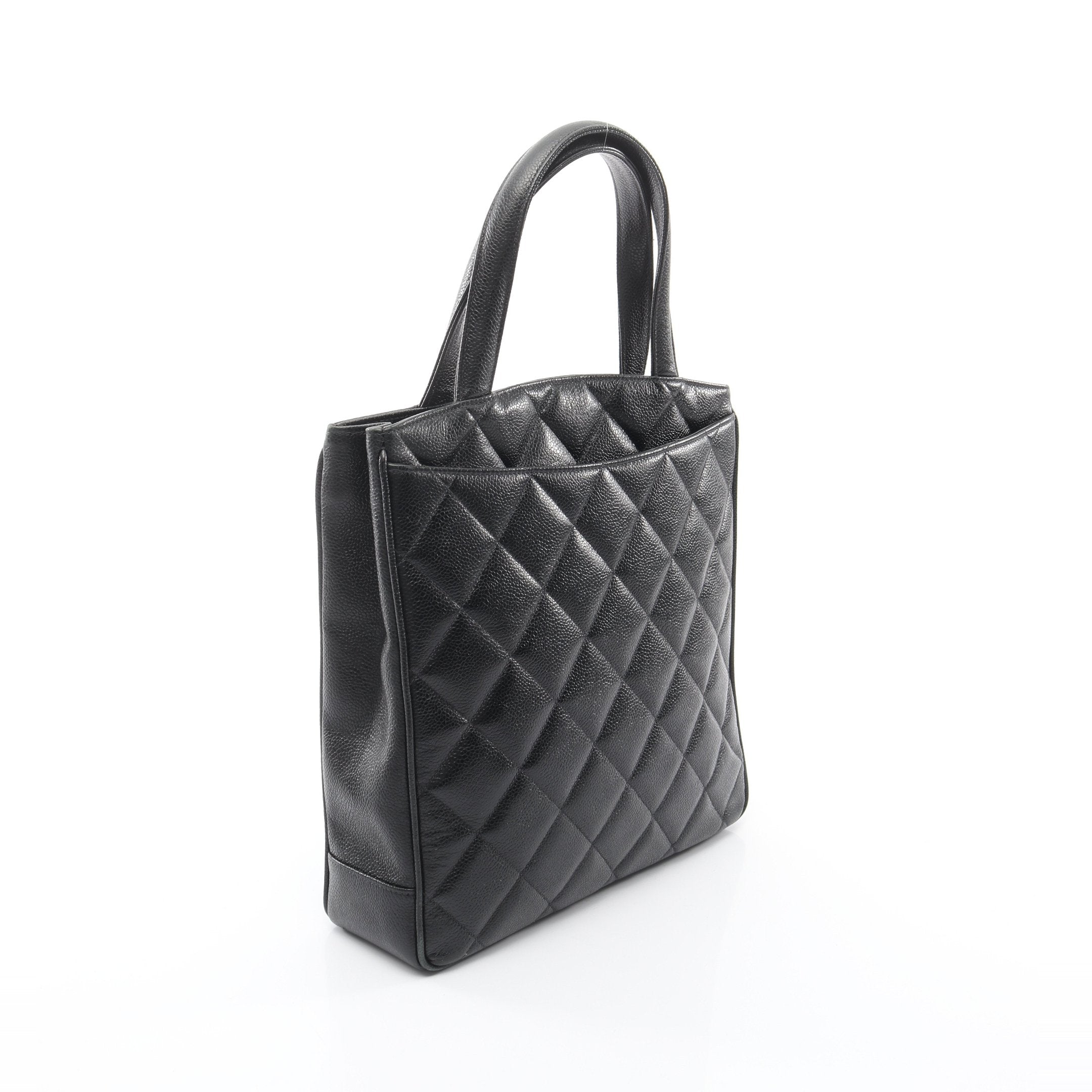 中古 シャネル CHANEL 31番台 レディース トートバッグ マトラッセ ブラック /ゴールド金具 キャビアスキン CHANEL（シャネル） キャビアスキントートバッグ ブラック/ゴールド