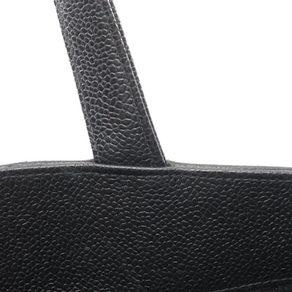 マトラッセ ハンドバッグ トートバッグ キャビアスキン ブラック ゴールド金具 シャネル バッグ CHANEL