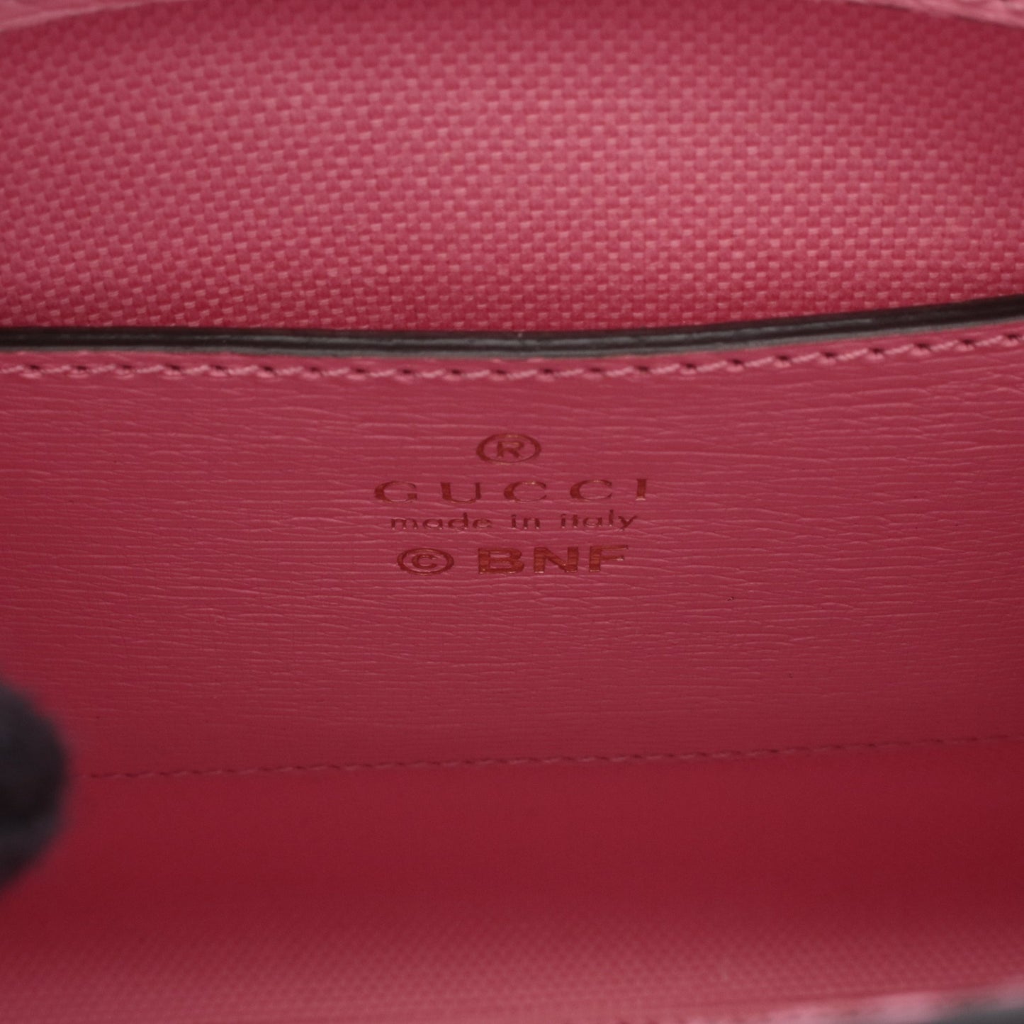 GUCCI × ばなにゃ ミニトートバッグ ハンドバッグ レザー ピンク イエロー 2WAY グッチ バッグ GUCCI