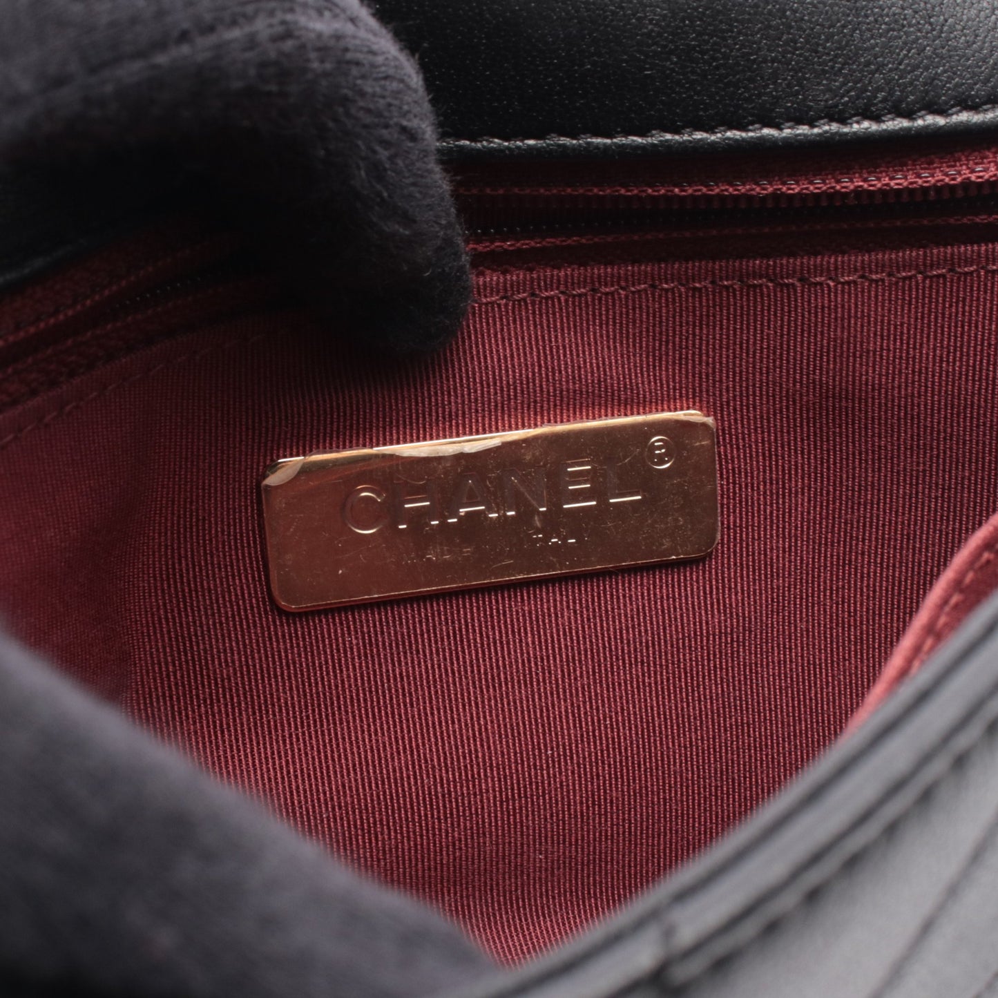 CHANEL19 ウエストバッグ ラムスキン ブラック ゴールド金具 シャネル バッグ CHANEL