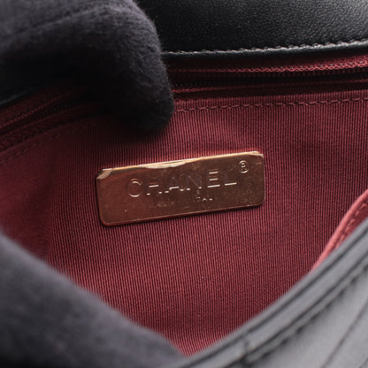 CHANEL19 ウエストバッグ ラムスキン ブラック ゴールド金具 シャネル バッグ CHANEL