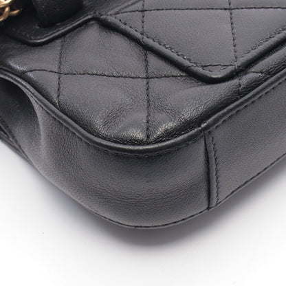 CHANEL19 ウエストバッグ ラムスキン ブラック ゴールド金具 シャネル バッグ CHANEL