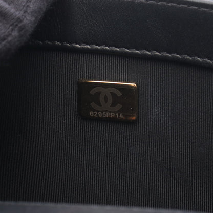ボーイシャネル スモール チェーンショルダーバッグ ラムスキン ブラック ゴールド金具 シャネル バッグ CHANEL