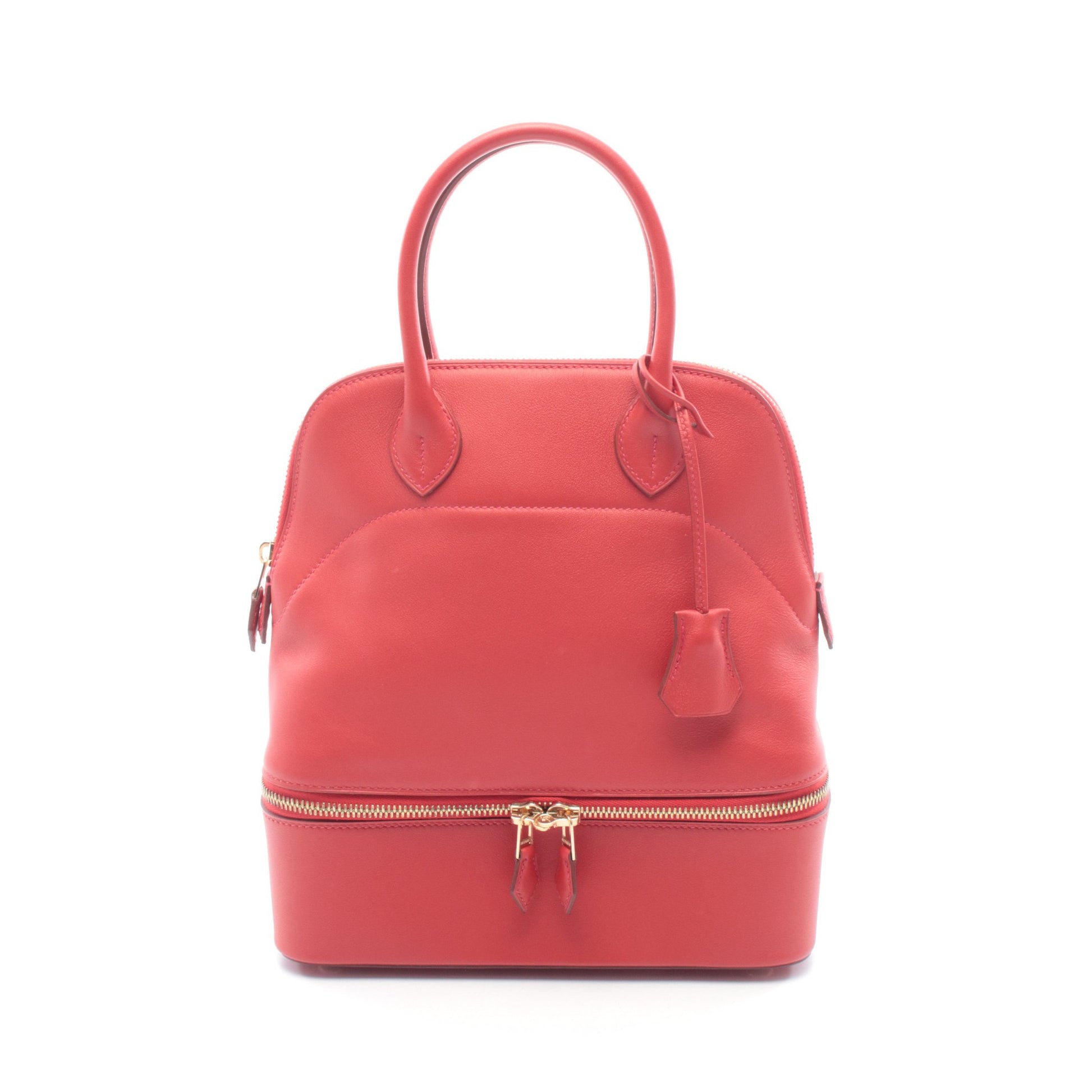 ボリードスクレ ヴァーミリオン ハンドバッグ ヴォースイフト レッド ゴールド金具 T刻印 エルメス バッグ HERMES