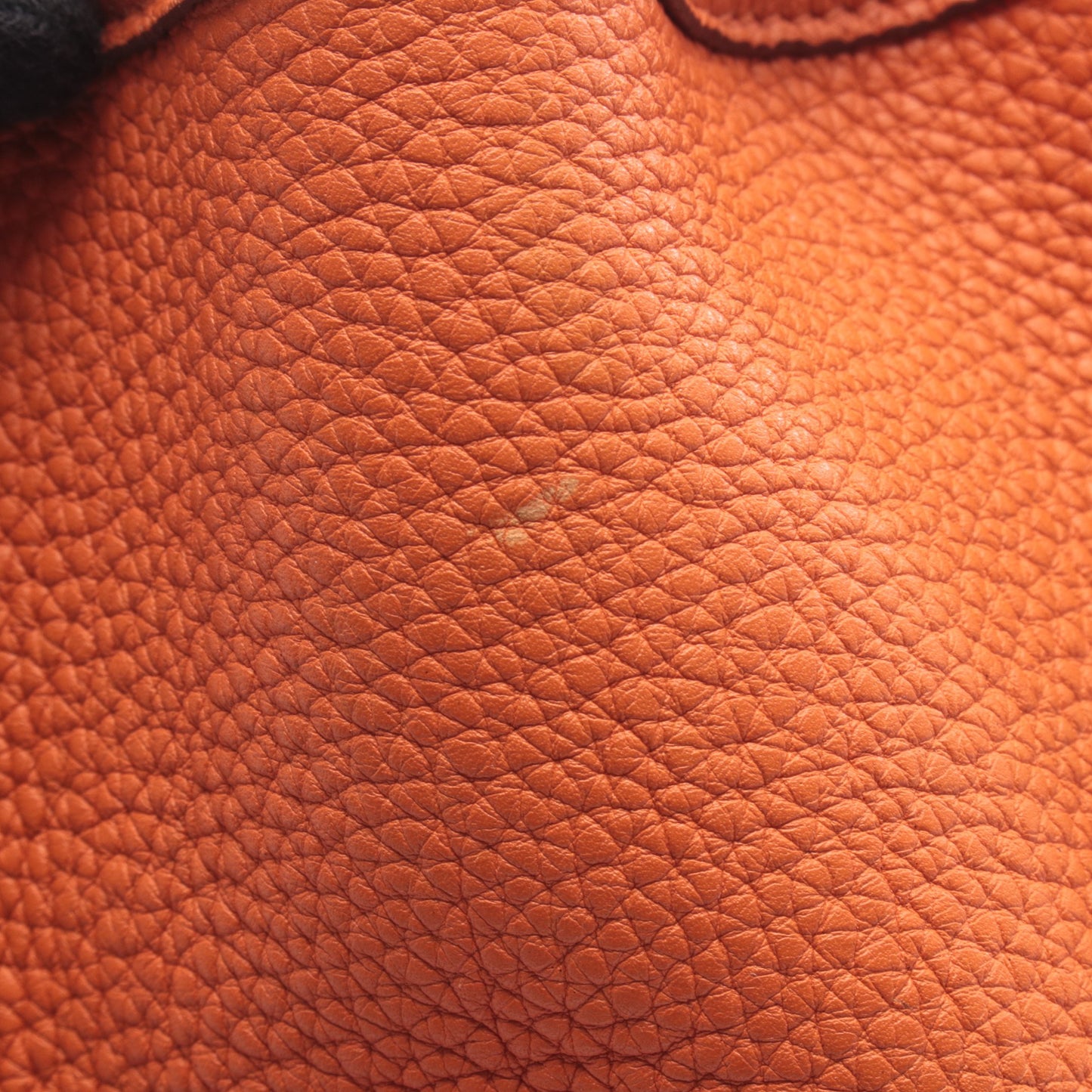 マーケットPM ショルダーバッグ トゴ オレンジ シルバー金具 □L刻印 エルメス バッグ HERMES