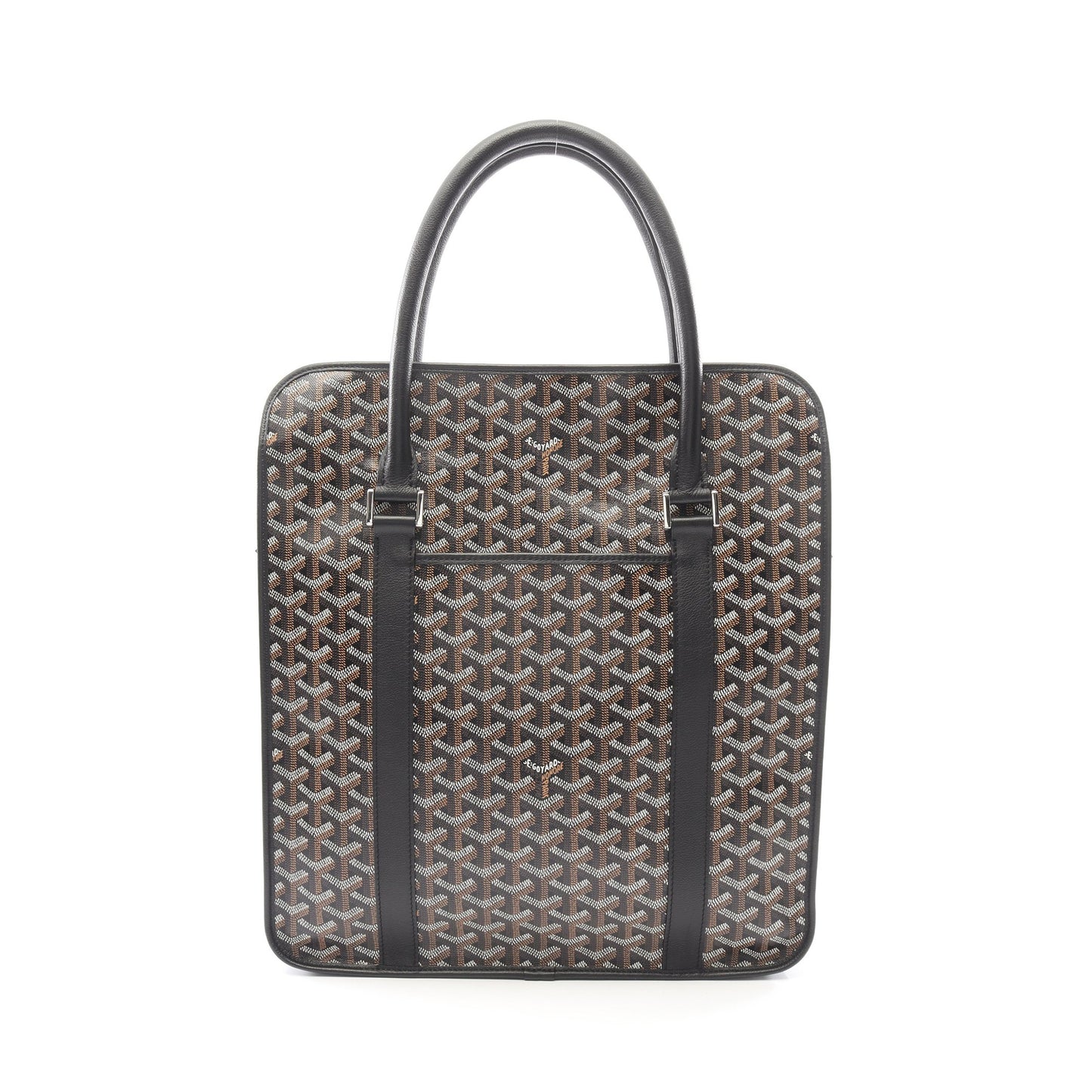 ブルゴーニュ ハンドバッグ トートバッグ コーティングキャンバス レザー ブラック マルチカラー ゴヤール バッグ GOYARD