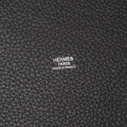 ピコタンロックMM ハンドバッグ トリヨンクレマンス ブラック シルバー金具 X刻印 エルメス バッグ HERMES