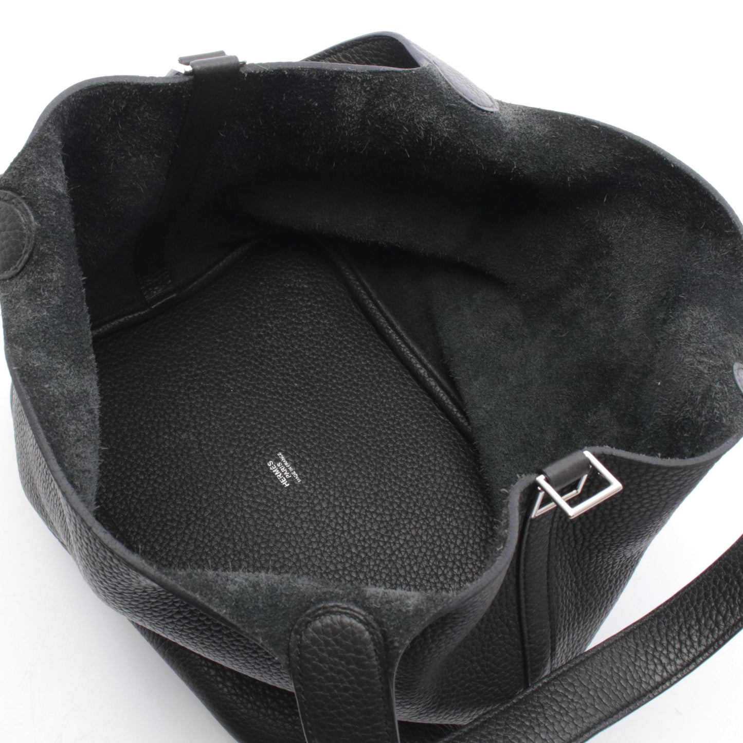 ピコタンロックMM ハンドバッグ トリヨンクレマンス ブラック シルバー金具 X刻印 エルメス バッグ HERMES