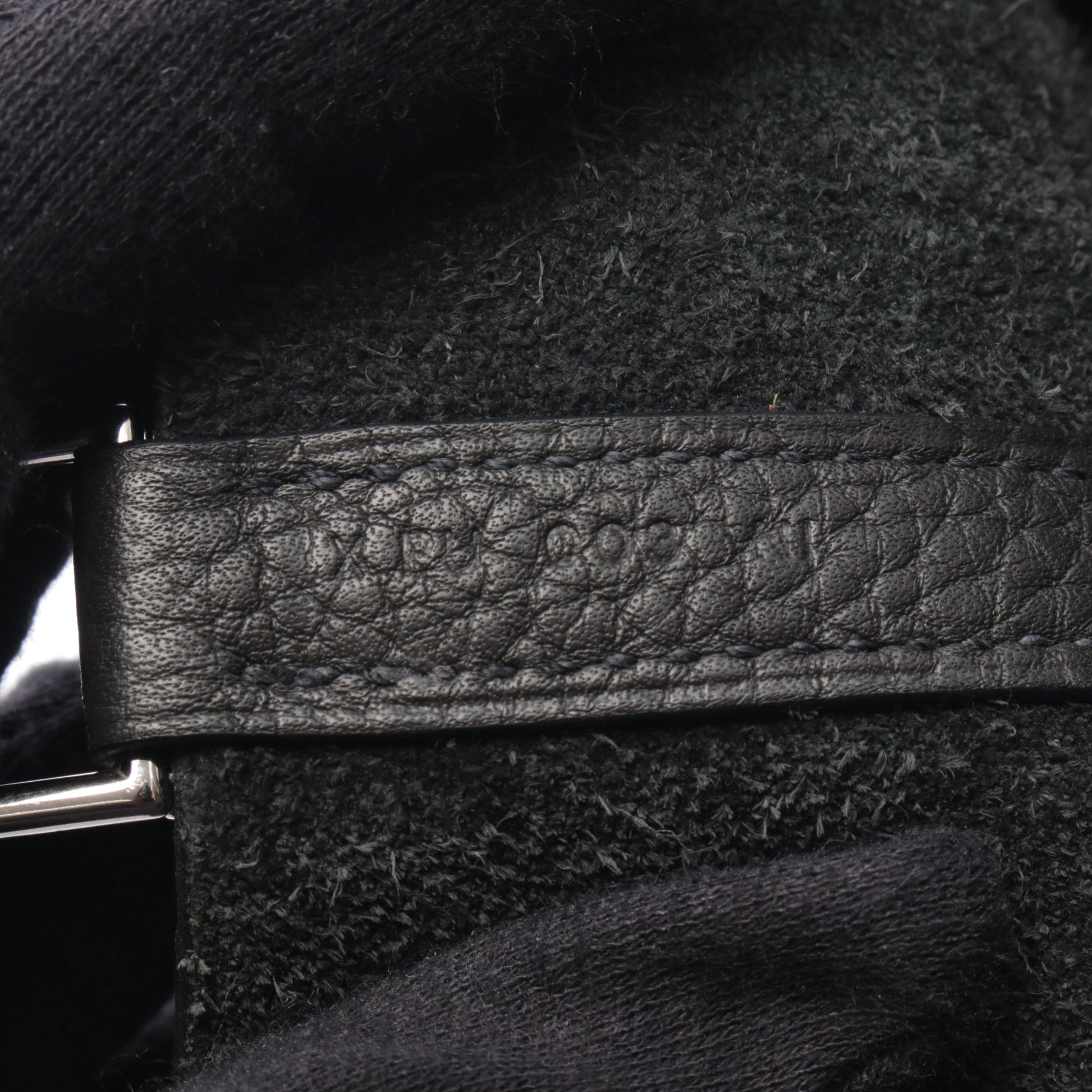 ピコタンロックMM ハンドバッグ トリヨンクレマンス ブラック シルバー金具 X刻印 エルメス バッグ HERMES