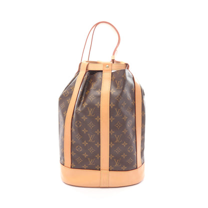 ランドネPM モノグラム ショルダーバッグ PVC レザー ブラウン ルイヴィトン バッグ LOUIS VUITTON