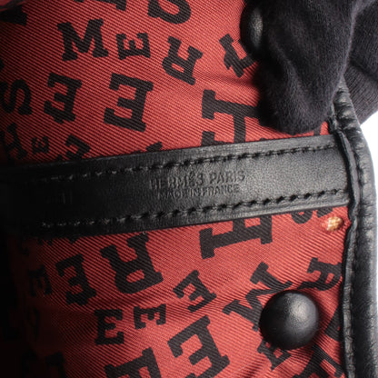 ガーデンツイリーTPM ハンドバッグ トートバッグ ヴォースイフト ブラック シルバー金具 □I刻印 エルメス バッグ HERMES