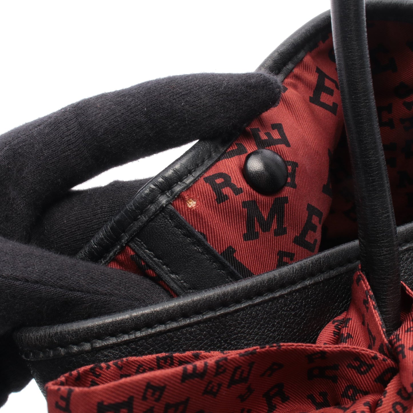 ガーデンツイリーTPM ハンドバッグ トートバッグ ヴォースイフト ブラック シルバー金具 □I刻印 エルメス バッグ HERMES