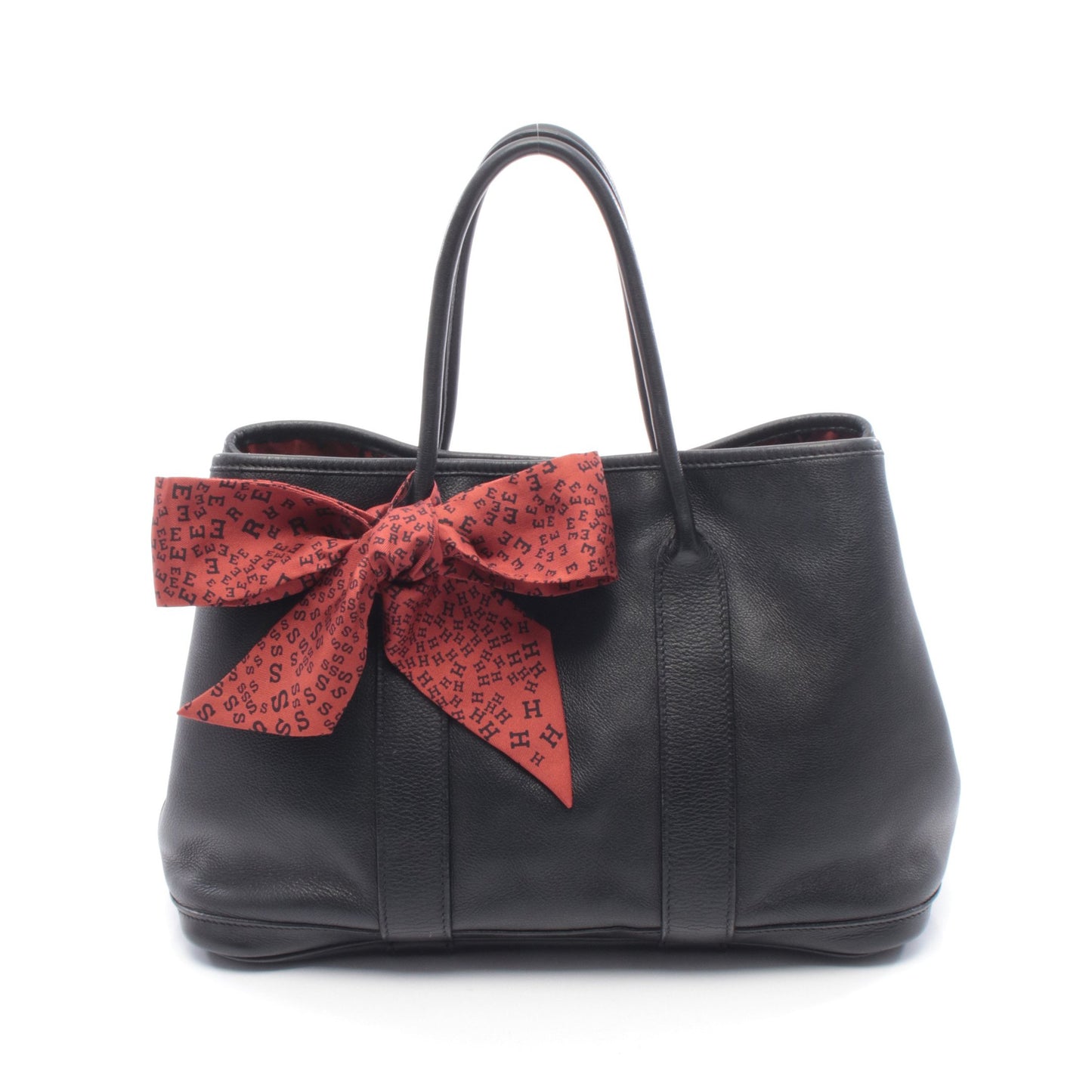ガーデンツイリーTPM ハンドバッグ トートバッグ ヴォースイフト ブラック シルバー金具 □I刻印 エルメス バッグ HERMES