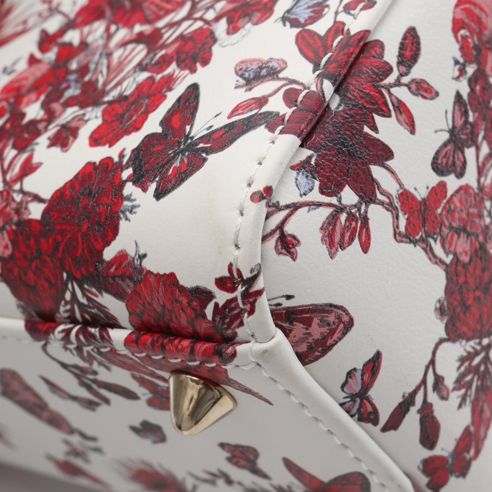 LADY DIOR MY ABCDIOR レディディオール スモール ハンドバッグ レザー ホワイト レッド マルチカラー クリスチャンディオール バッグ Christian Dior