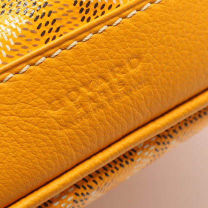 プティ フロ ショルダーバッグ コーティングキャンバス レザー オレンジイエロー マルチカラー 巾着 ゴヤール バッグ GOYARD