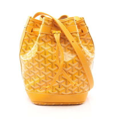 プティ フロ ショルダーバッグ コーティングキャンバス レザー オレンジイエロー マルチカラー 巾着 ゴヤール バッグ GOYARD