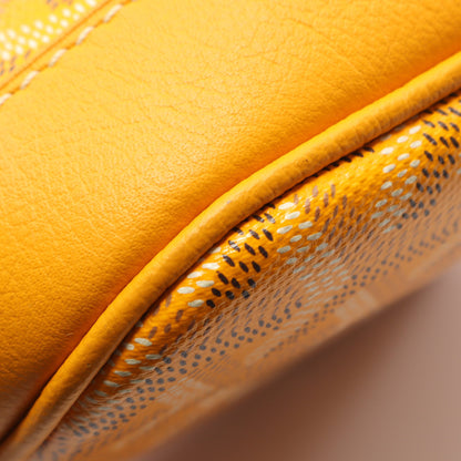 プティ フロ ショルダーバッグ コーティングキャンバス レザー オレンジイエロー マルチカラー 巾着 ゴヤール バッグ GOYARD