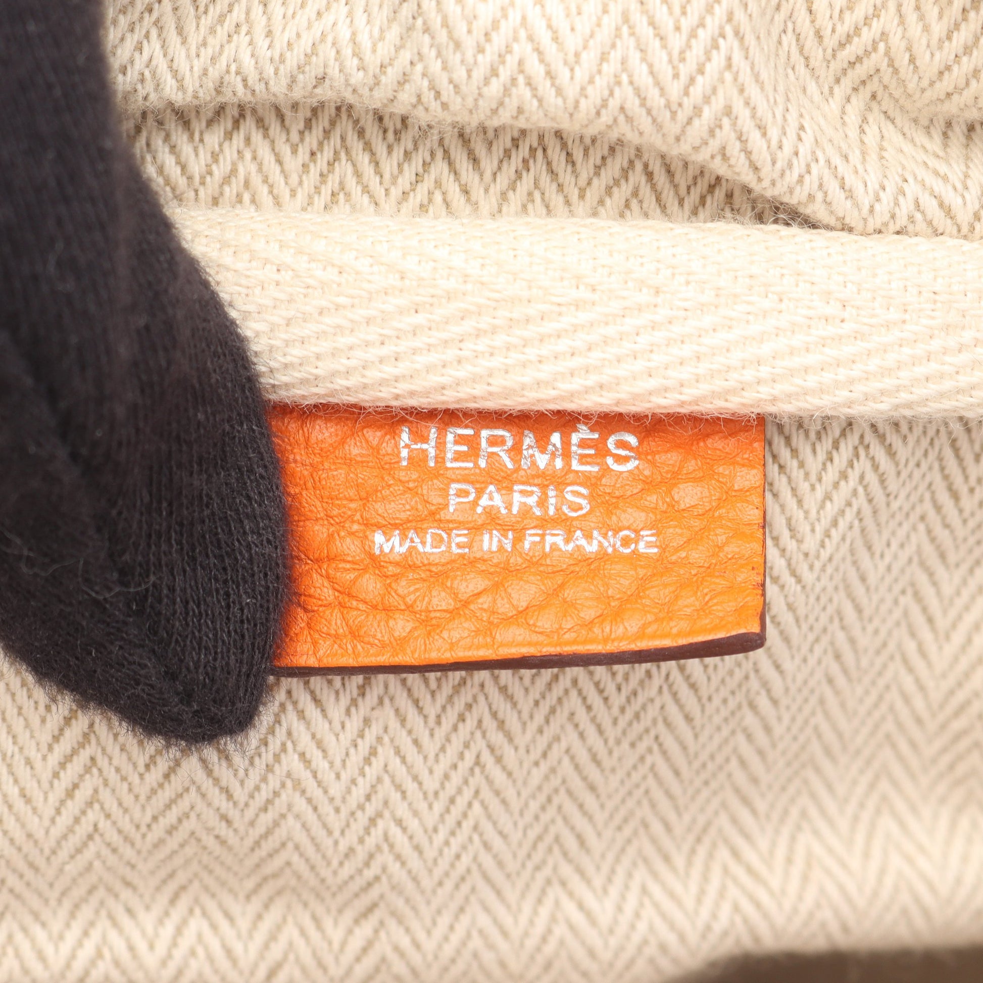 ヴィクトリア35 ハンドバッグ ミニボストンバッグ トリヨンクレマンス オレンジ シルバー金具 □N刻印 エルメス バッグ HERMES