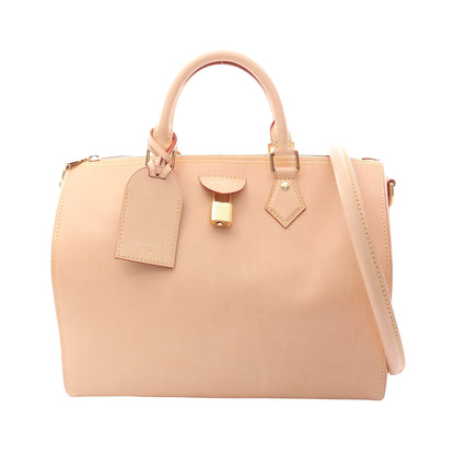 スピーディ ソフト 30 ハンドバッグ レザー ベージュ 2WAY ルイヴィトン バッグ LOUIS VUITTON
