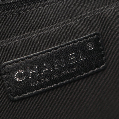 ボーイシャネル チェーンショルダーバッグ チェーントートバッグ レザー シルバー ブラック シルバー金具 シャネル バッグ CHANEL