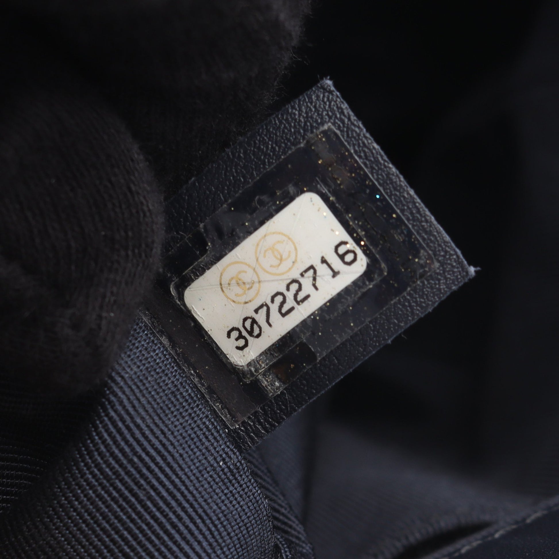 ボーイシャネル チェーンショルダーバッグ ラムスキン ネイビー ゴールド金具 2WAY シャネル バッグ CHANEL