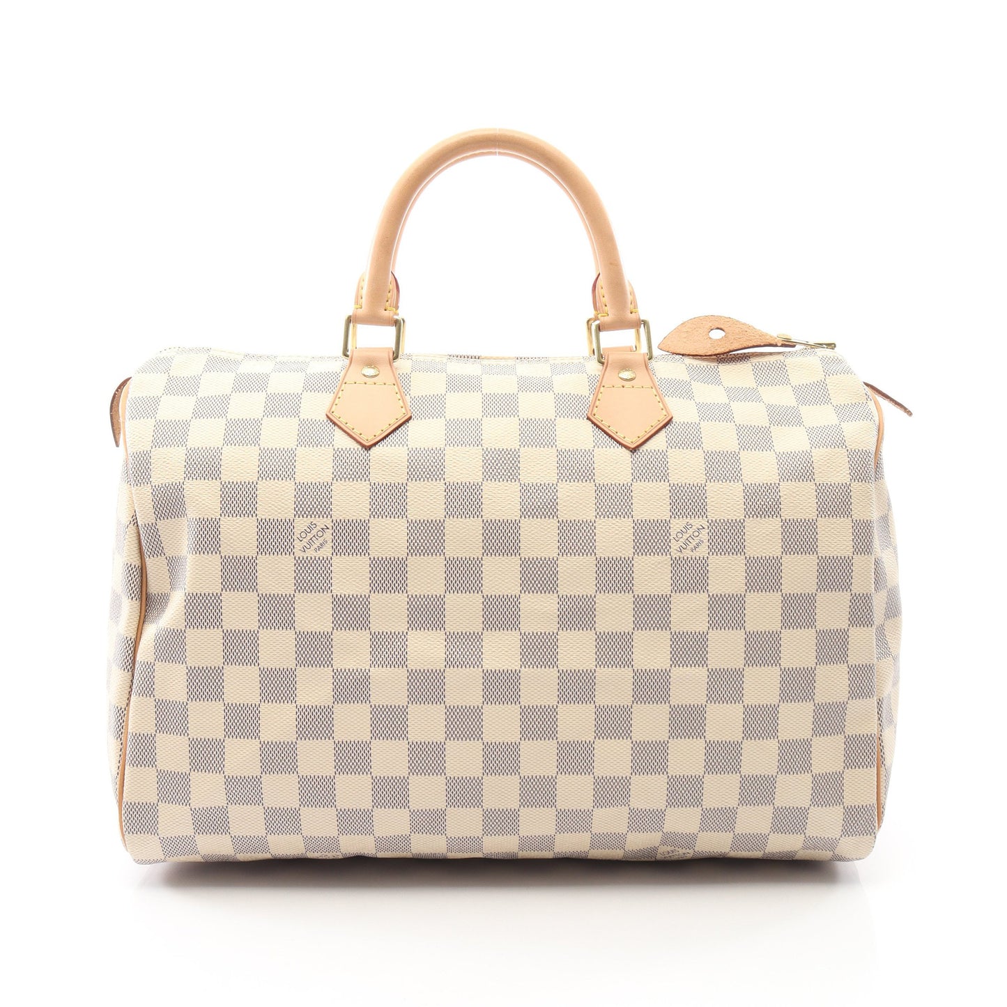 スピーディ35 ダミエアズール ハンドバッグ PVC レザー ホワイト ルイヴィトン バッグ LOUIS VUITTON