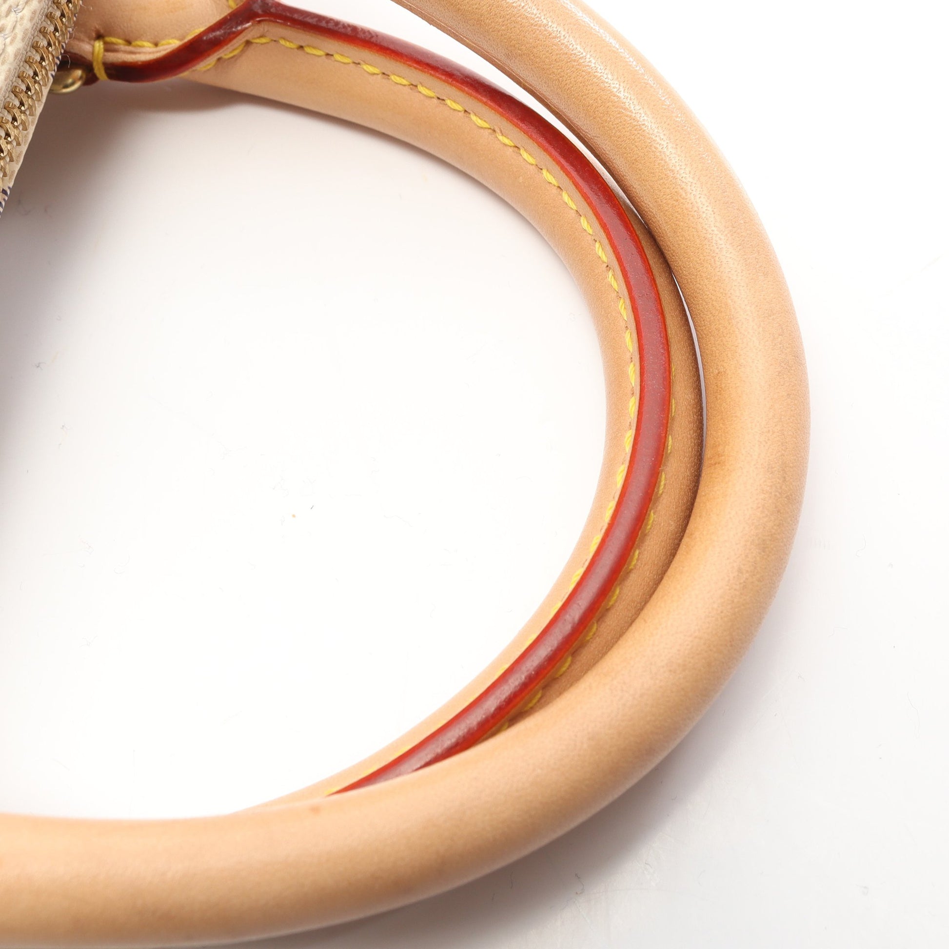 スピーディ35 ダミエアズール ハンドバッグ PVC レザー ホワイト ルイヴィトン バッグ LOUIS VUITTON