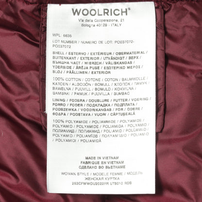 コーデュロイ フード付き ダウンジャケット コットン ベージュ ウールリッチ アウター WOOLRICH